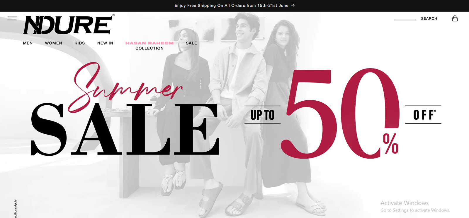 Ndure website by GoLinkMedia
