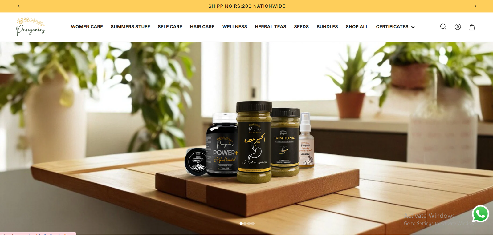 Pureganic website by GoLinkMedia